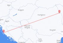 Flyg från Zadar, Kroatien till Iași, Rumänien