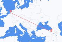 Flyreiser fra Erzurum, til Rotterdam