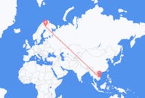 Flights from Pleiku, Vietnam to Kittilä, Finland