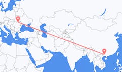 Flyg från Nanning, Kina till Suceava, Kina