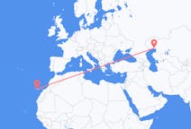 Flyg från Atyraw, Kazakstan till Teneriffa, Spanien