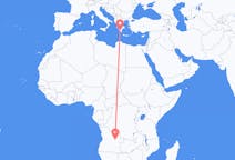 Flyrejser fra Luena, Angola til Kalamata, Grækenland