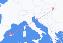 Flights from Palma de Mallorca in Spain to Debrecen in Hungary