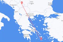 Flyg från Pristina till Santorini