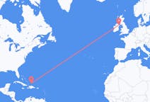 Flights from Cockburn Town, Turks & Caicos Islands to Belfast, the United Kingdom