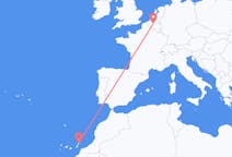 Flug frá Lanzarote, Spáni til Brussel, Belgíu