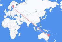 Flyreiser fra Sunshine Coast-regionen, Australia til Helsingfors, Finland