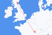 Flyreiser fra Edinburgh, Skottland til Genève, Sveits