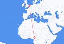 Flyreiser fra Yaoundé, Kamerun til Lille, Frankrike