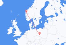 Flights from Førde, Norway to Wrocław, Poland