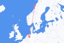 Fly fra Brønnøysund til Dortmund