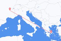Loty z Lyon, Francja do Aten, Grecja