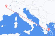 Flights from from Lyon to Athens