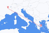 Loty z Lyon, Francja do Ateny, Grecja