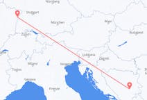 Flyg från Sarajevo, Bosnien och Hercegovina till Strasbourg, Frankrike