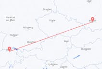 Flyreiser fra Kraków, Polen til Zürich, Sveits