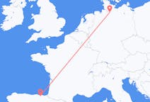 Flyreiser fra Bilbao, Spania til Hamburg, Tyskland