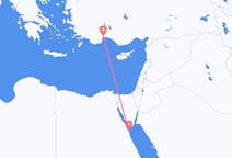 Flyg från Hurghada, Egypten till Antalya, Turkiet