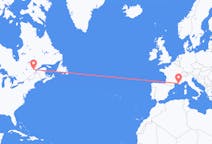 Voli da Saguenay, Canada a Marsiglia, Francia