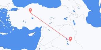 Flyreiser fra Irak til Tyrkia