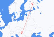 Loty z Osijek, Chorwacja do Joensuu, Finlandia