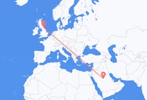 Flights from Al-Qassim Region, Saudi Arabia to Newcastle upon Tyne, England