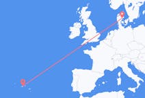 Flights from São Jorge Island, Portugal to Aarhus, Denmark