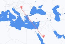 Flyg från Medina, Saudiarabien till Belgrad, Serbien
