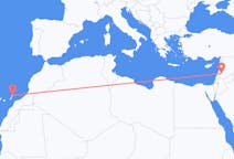 Flüge von Damaskus, nach Lanzarote