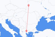 ウクライナのから リヴィウ、ギリシャのへ テッサロニキフライト