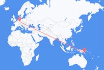 巴布亚新几内亚出发地 波蓬德塔飞往巴布亚新几内亚目的地 法兰克福的航班