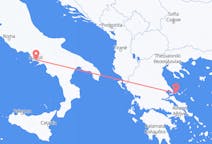 Flyg från Neapel, Italien till Skiáthos, Grekland