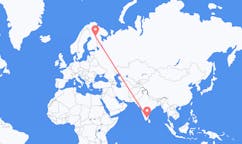 Flights from Tiruchirappalli, India to Kuusamo, Finland