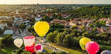 Hot Air Balloon Flight Over Vilnius Old Town