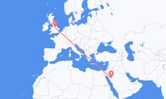 Flights from Al-`Ula, Saudi Arabia to Nottingham, the United Kingdom