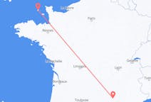 Flyreiser fra Guernsey, Guernsey til Nimes, Frankrike