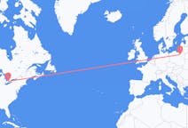 Flights from London, Canada to Szymany, Szczytno County, Poland