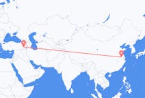 Flug frá Nanjing, Kína til Van, Tyrklandi