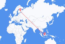 Flights from Palangka Raya, Indonesia to Joensuu, Finland