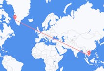 Flyreiser fra Ho Chi Minh-byen, Vietnam til Maniitsoq, Grønland
