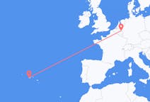Fly fra Maastricht til Horta, Azores