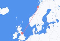ตั๋วเครื่องบินจากเมืองMosjøenไปยังเมืองลีดส์