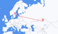 Vluchten van Nur-Sultan, Kazachstan naar Norrköping, Zweden