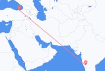 Flyg från Hubli-Dharwad, Indien till Trabzon, Turkiet