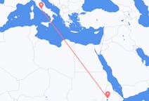 Flyrejser fra Gonder, Etiopien til Rom, Italien