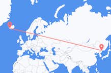 중국 연길발 아이슬란드 레이캬비크행 항공편