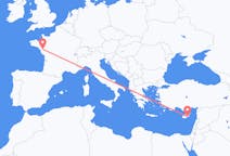 Flights from Larnaca, Cyprus to Nantes, France