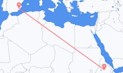 Flyrejser fra Lalibela, Etiopien til Murcia, Spanien