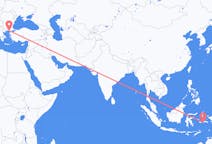 出发地 印度尼西亚安汶 (马鲁古)目的地 希腊亞歷山德魯波利斯的航班