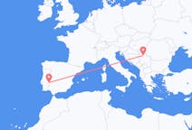 Flyg från Belgrad, Serbien till Badajoz, Spanien